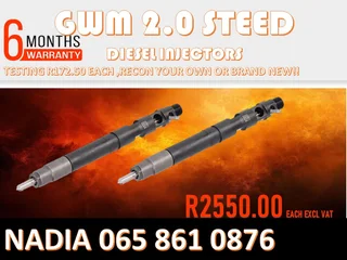 Gwm 2.0 Steed Diesel Injectors For Saleor The Same Day Recon
