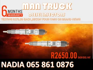 Man Truck Diesel Injectors For Sale Or The Same Day Recon