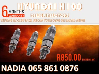 Hyundai H100 Diesel Injectors For Sale Or The Same Day Recon