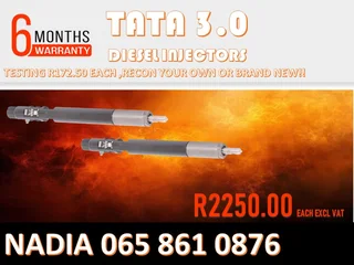 Tata 3.0 Diesel Injectors For Sale Or The Same Day Recon