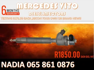 Mercedes Benz Vito Diesel Injectors For Sale Or The Same Day Recon