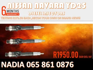 Nissan Navara Yd25 Diesel Injectors For Sale Or The Same Day Recon