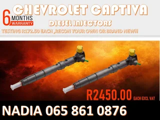 Chevrolet Captiva Diesel Injectors For Sale Or The Same Day Recon