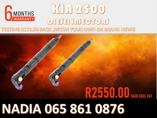 Kia 2500 Diesel Injectors For Sale Or The Same Day Recon