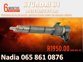 Hyundai H1 Diesel Injectors For Sale Or The Same Day Recon
