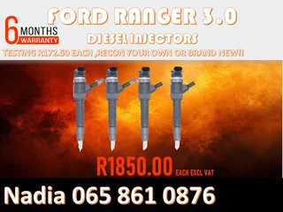 Ford Ranger 3.0 Diesel Injectors For Sale Or The Same Day Recon