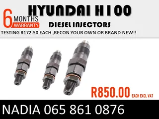 Hyundai H100 Diesel Injectors For Sale Or To Recon The Same Day