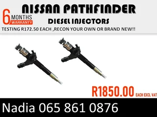Nissan Pathfinder Diesel Injectors For Sale On Exchange With 6 Months Warranty