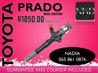 Toyota Prado Diesel Injectors For Sale Or To Recon The Same Day