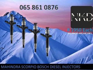 Mahindra Scorpio Diesel Injectors For Sale Or To Recon The Same Day