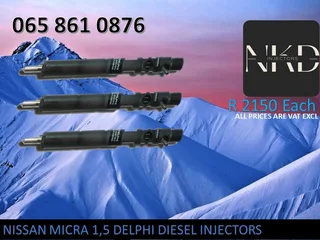 Nissan Micra 1.5 Diesel Injectors For Sale Or To Recon The Same Day