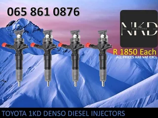 Toyota 1kd Diesel Injectors For Sale Or To Recon The Same Day
