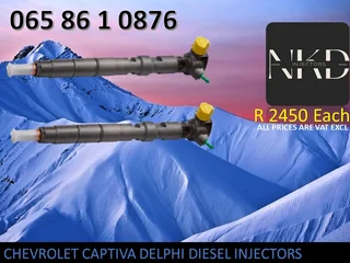 Chevrolet Captiva Diesel Injectors For Sale Or To Recon The Same Day