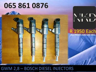 Gwm 2.8 Diesel Injectors For Sale Or To Recon The Same Day