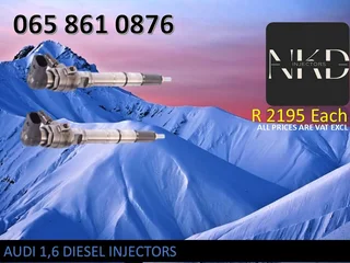 Audi 1.6 Diesel Injectors For Sale Or To Recon The Same Day