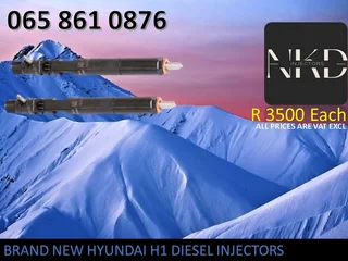 New Hyundai H1 Diesel Injectors For Sale Or To Recon The Same Day