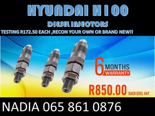 Hyundai H100 Diesel Injectors For Sale On Exchange Or To Recon