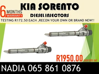 Kia Sorento Diesel Injectors For Sale Or To Recon