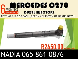 Mercedes C270 Diesel Injectors For Sale On Exchange Or To Recon