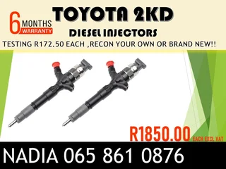 Toyota 2kd Diesel Injectors For Sale On Exchange