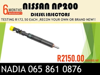 Nissan Np200 Diesel Injectors For Sale On Exchange Or To Recon