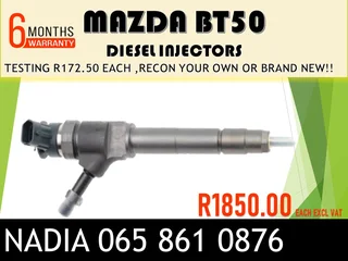Mazda Bt50 Diesel Injectors For Sale On Exchange Or To Recon With Warranty