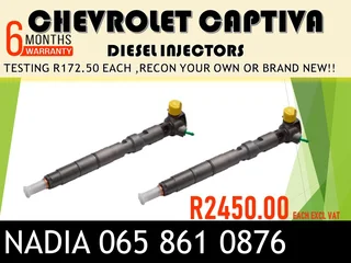 Chevrolet Captiva Diesel Injectors For Sale On Exchange With 6 Months Warranty