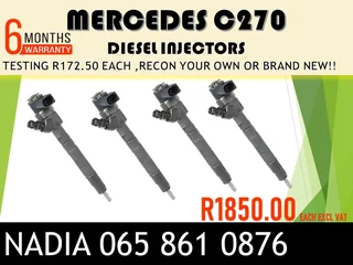 Mercedes C270 Diesel Injectors For Sale On Exchange Or To Recon