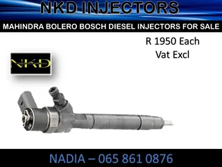 Mahindra Bolero Diesel Injectors For Sale Or To Recon