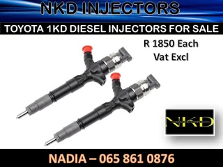Toyota 1kd Diesel Injectors For Sale On Exchange Or To Recon With Warranty