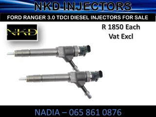 Ford Ranger 3l Tdci Diesel Injectors For Sale Or To Recon