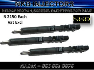 Nissan Micra 1.5 Diesel Injectors For Sale On Exchange Or To Recon With Warranty
