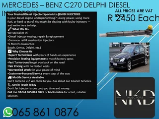 Mercedes C270 Diesel Injectors For Sale On Exchange Or To Recon