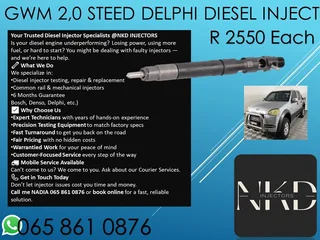 Gwm 2.0 Steed Diesel Injectors For Sale On Exchange Or To Recon With Warranty