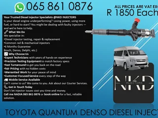 Toyota Quantum Diesel Injectors For Sale On Exchange Or To Recon