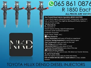 Toyota Hilux Dieselinjectors For Sale On Exchange