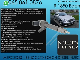 Mercedes C220 Diesel Injectors For Sale Or To Recon