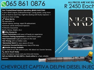Chevrolet Captiva Diesel Injectors For Sale On Exchange With 6 Months Warranty