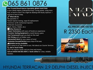 Hyundai Terrican 2.9 Diesel Injectors For Sale On Exchange