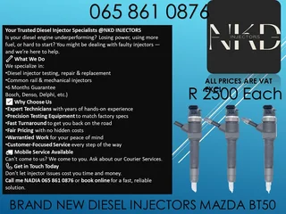 Mazda Bt50 New Diesel Injectors For Sale On Exchage Or To Recon