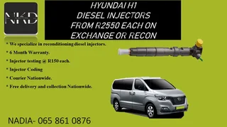 Hyundai H1 Diesel Injectors For Sale Or To Recon