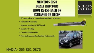 Mercedes C270 Diesel Injectors For Sale Or To Recon