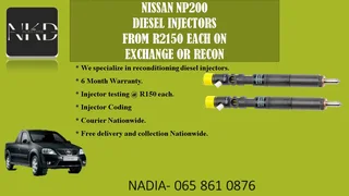 Nissan Np200 Diesel Injectors For Sale On Exchange Or To Recon