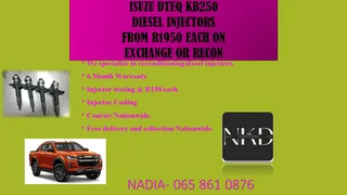 Isuzu Dteq Kb250 Diesel Injectors For Sale On Exchange With 6 Months Warranty