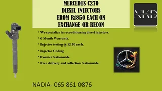 Mercedes C270 Diesel Injectors For Sale On Exchange Or To Recon