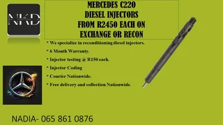 Mercedes C220 Diesel Injectors For Sale On Exchange Or To Recon With Warranty