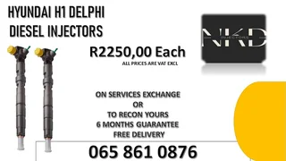 Hyundai H1 Diesel Injectors For Sale Or To Recon