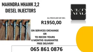 Mahindra Mhawk 2.2 Diesel Injectors For Sale On Exchange Or To Recon With Warranty