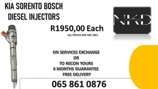 Kia Sorento Diesel Injectors For Sale Or To Recon