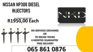 Nissan Np300 Diesel Injectors For Sale Or The Same Day Recon